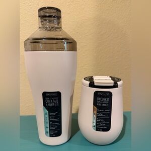 NWT Brumate Cocktail Shaker and Wine Tumbler Set in the color Dune
